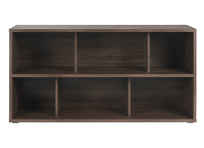 Libreria bassa finitura legno scuro noce L140 cm EPURE
