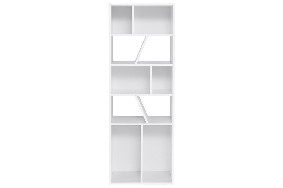 Libreria design bianca 60 cm AZTEQUE