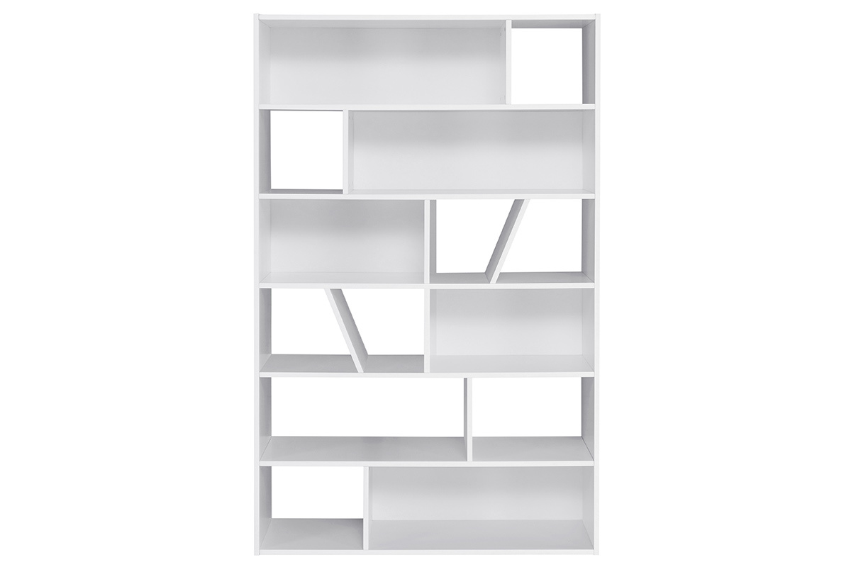 Libreria design bianca AZTEQUE