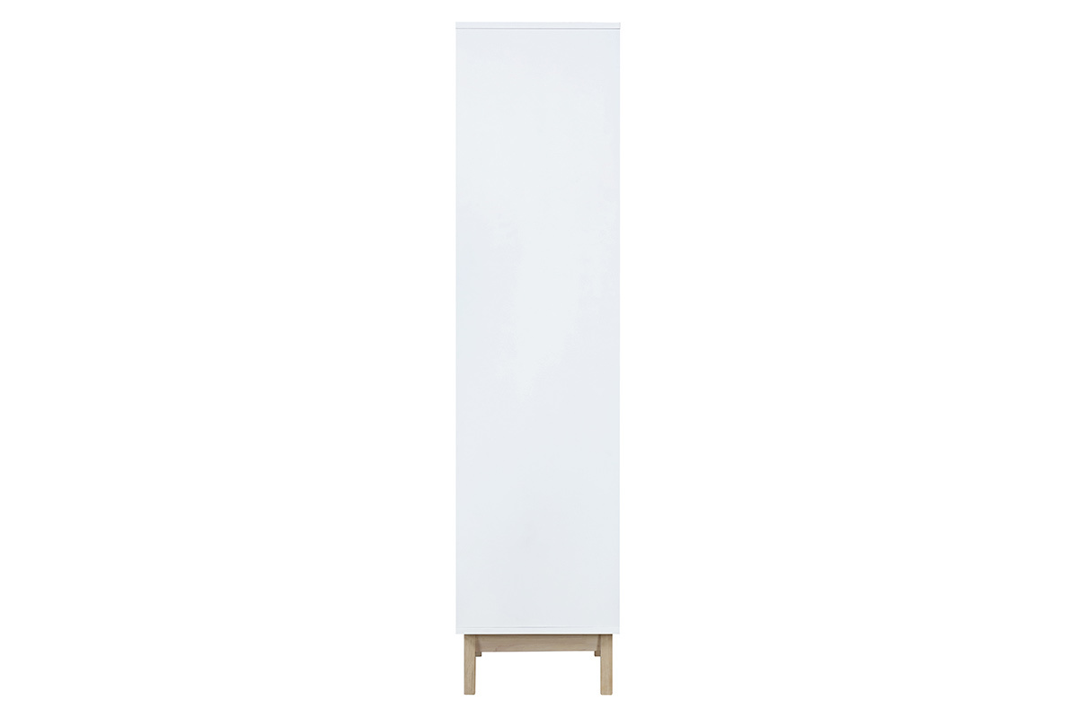 Libreria design Bianco con 4 ripiani LEENA