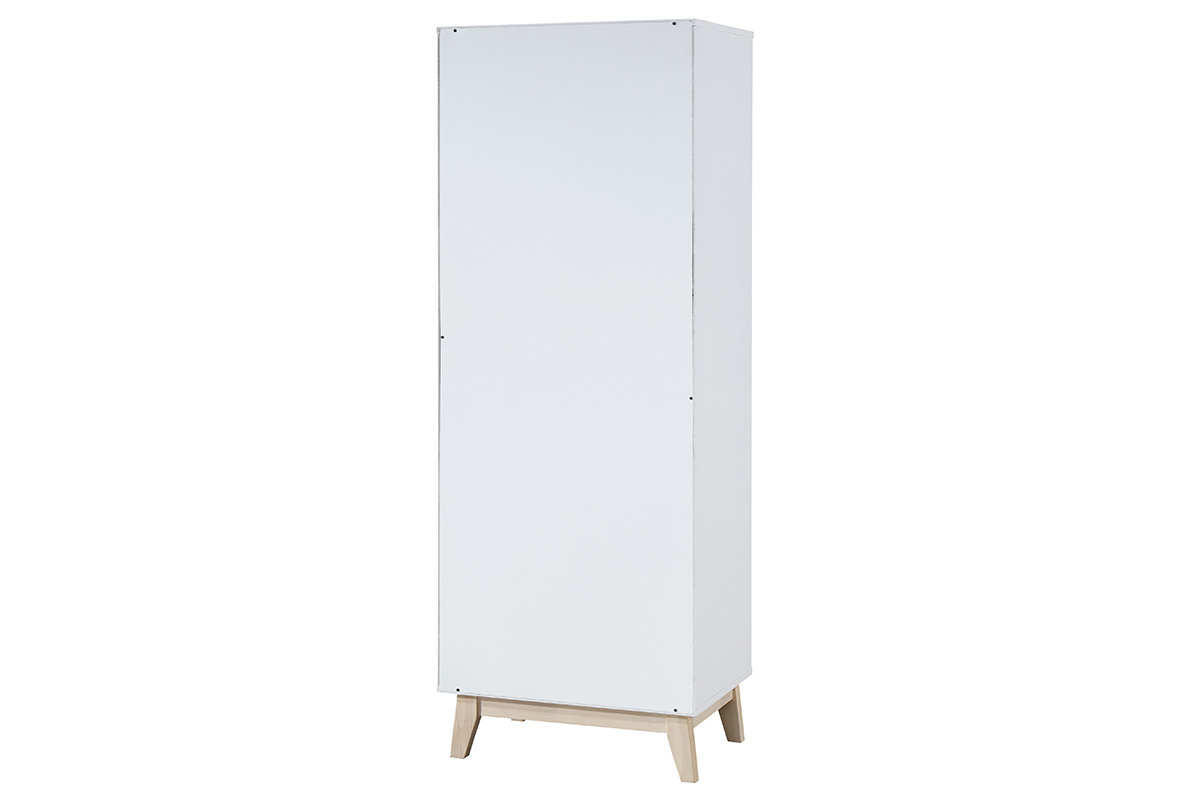 Libreria design Bianco con 4 ripiani LEENA
