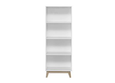 Libreria design Bianco con 4 ripiani LEENA