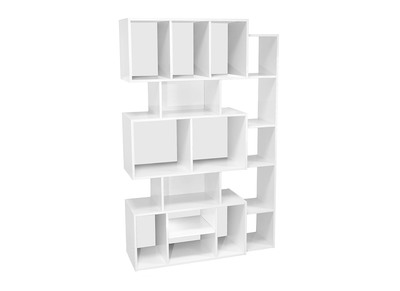 Libreria design Bianco con fondo Nero o Bianco FOLCO