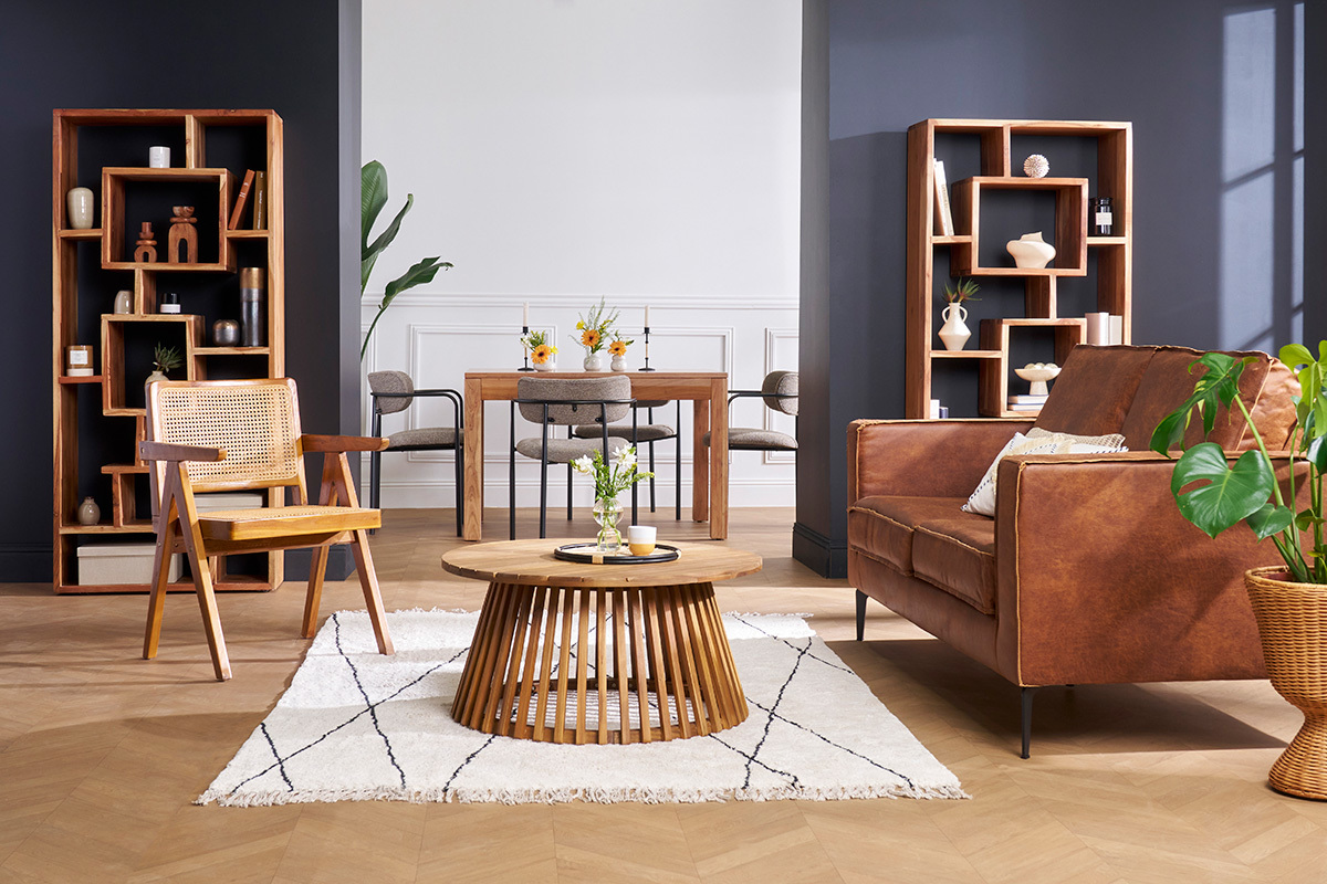 Libreria design in acacia 80 cm CHAPMAN