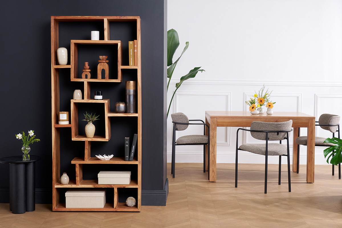 Libreria design in acacia 80 cm CHAPMAN
