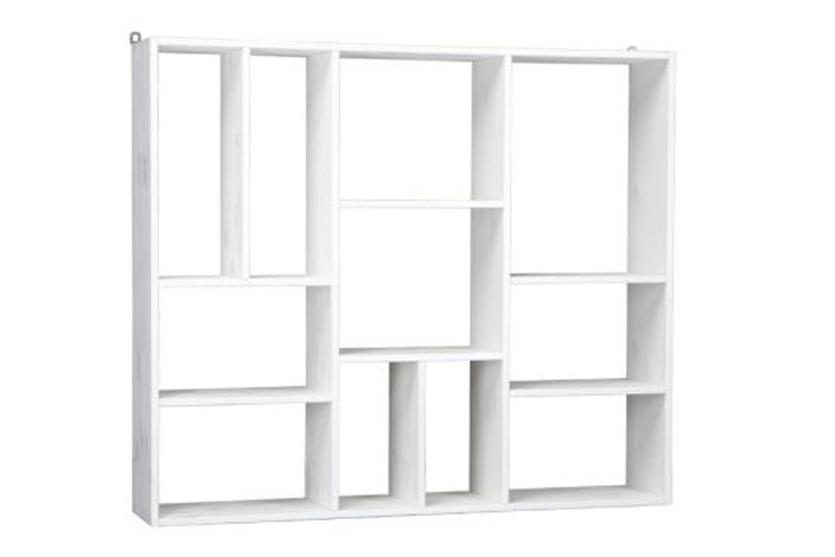 Libreria design in legno bianco CASYM