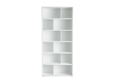 Libreria design in legno bianco EPURE