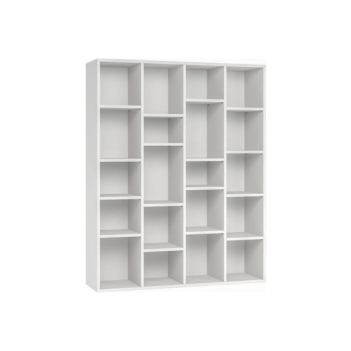 Libreria design in legno bianco RYTHM