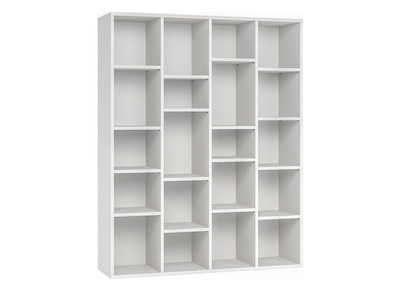 Libreria design in legno bianco RYTHM
