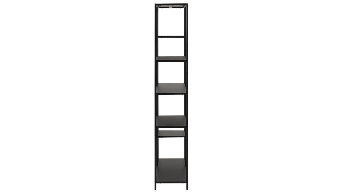 Libreria design in metallo nero H165 cm PODIUM