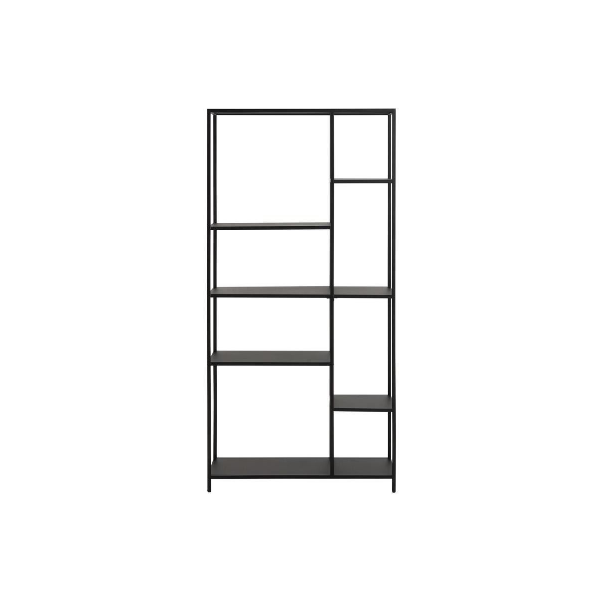 Libreria design in metallo nero H165 cm PODIUM