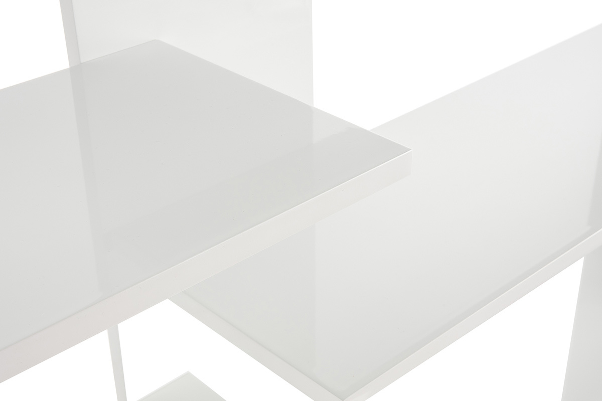Libreria design laccata in bianco VIXY