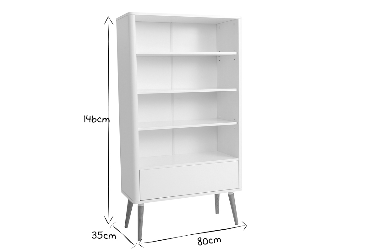 Libreria design scandinava TOTEM
