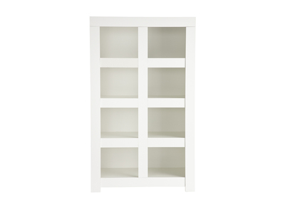 Libreria di design bianco laccato opaco TINO - Libreria di design bianco laccato opaco TINO