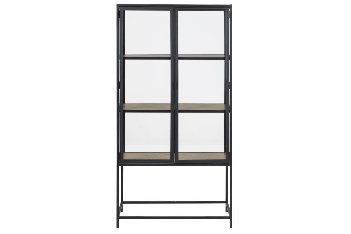 Libreria / espositore in vetro, legno e metallo H150 cm - TRESCA