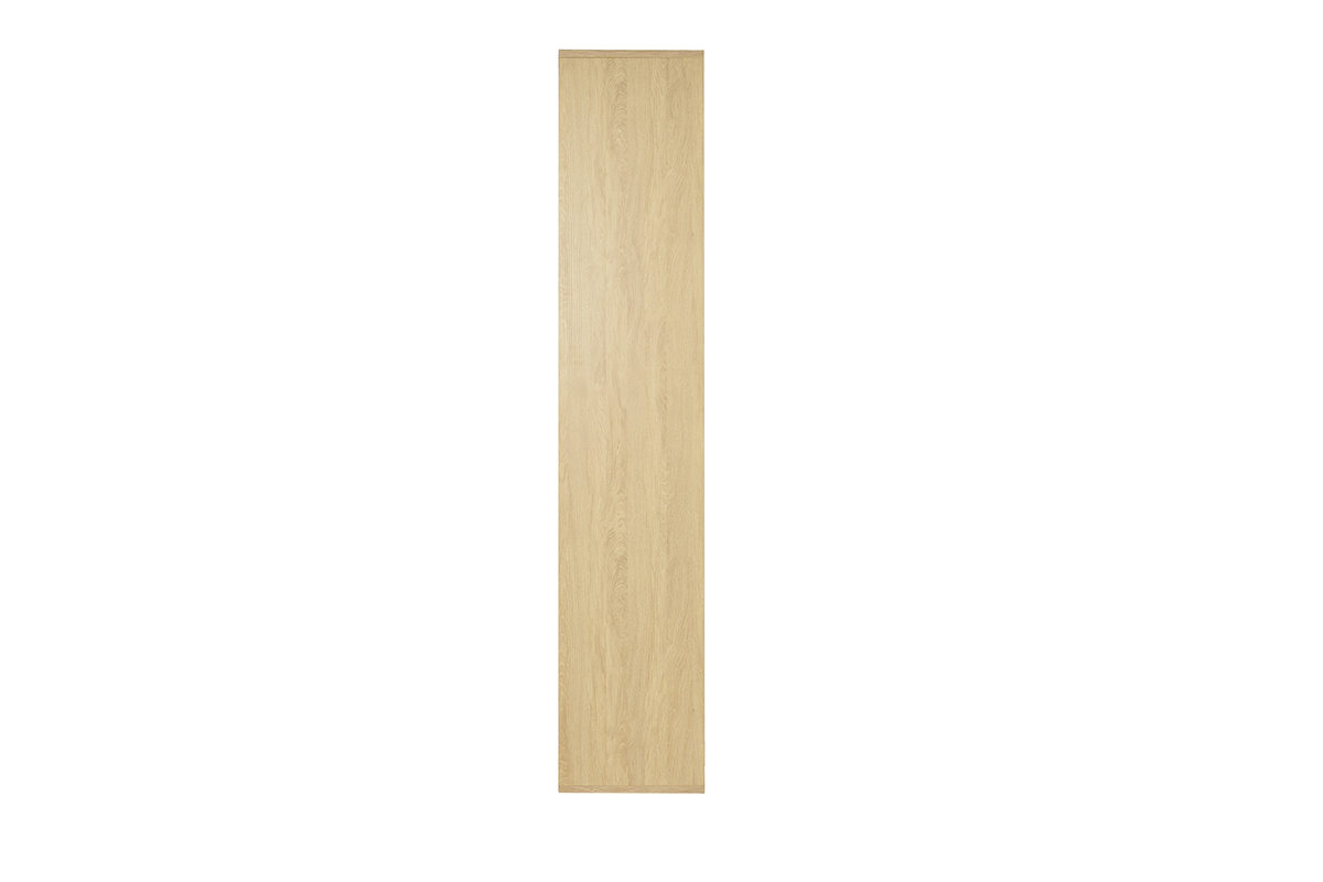 Libreria finitura legno chiaro rovere L92 cm NAGANO