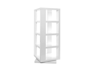 Libreria girevole design laccata bianco MAX
