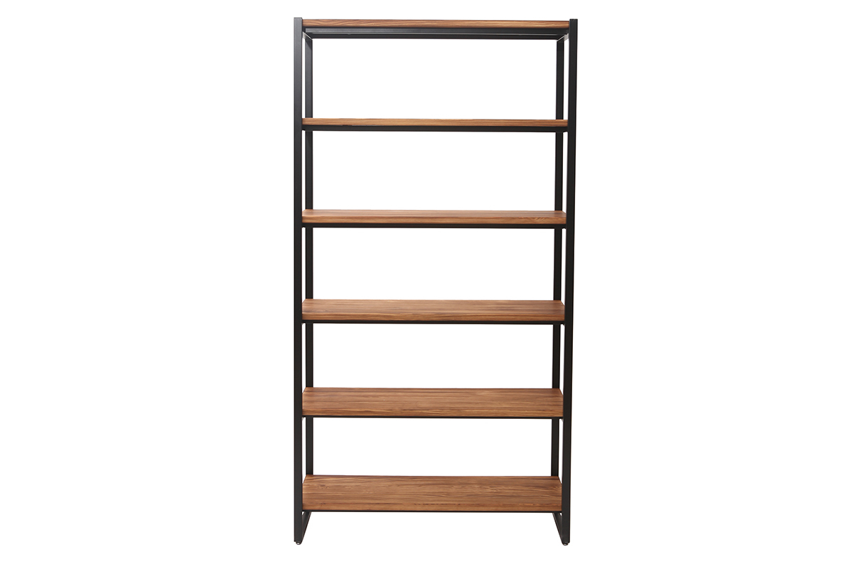 Libreria industriale metallo e legno ARISTOTE
