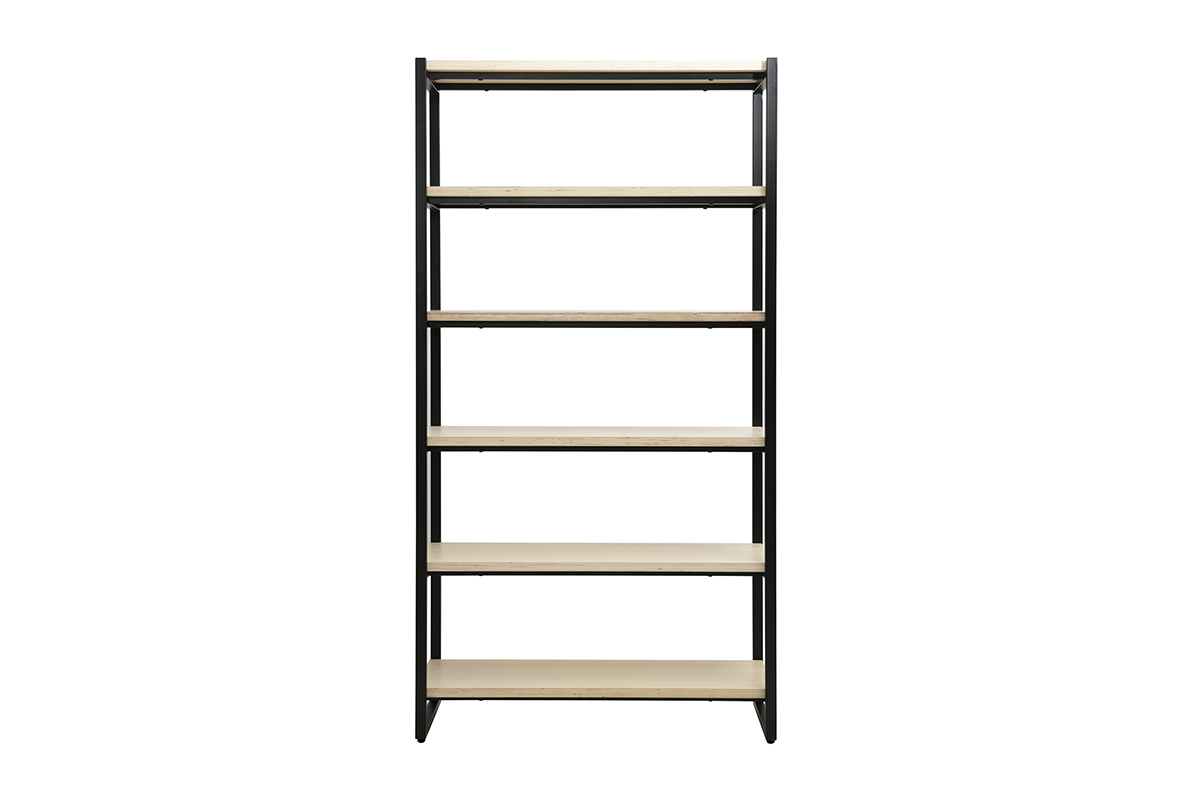Libreria industriale metallo e legno ARISTOTE