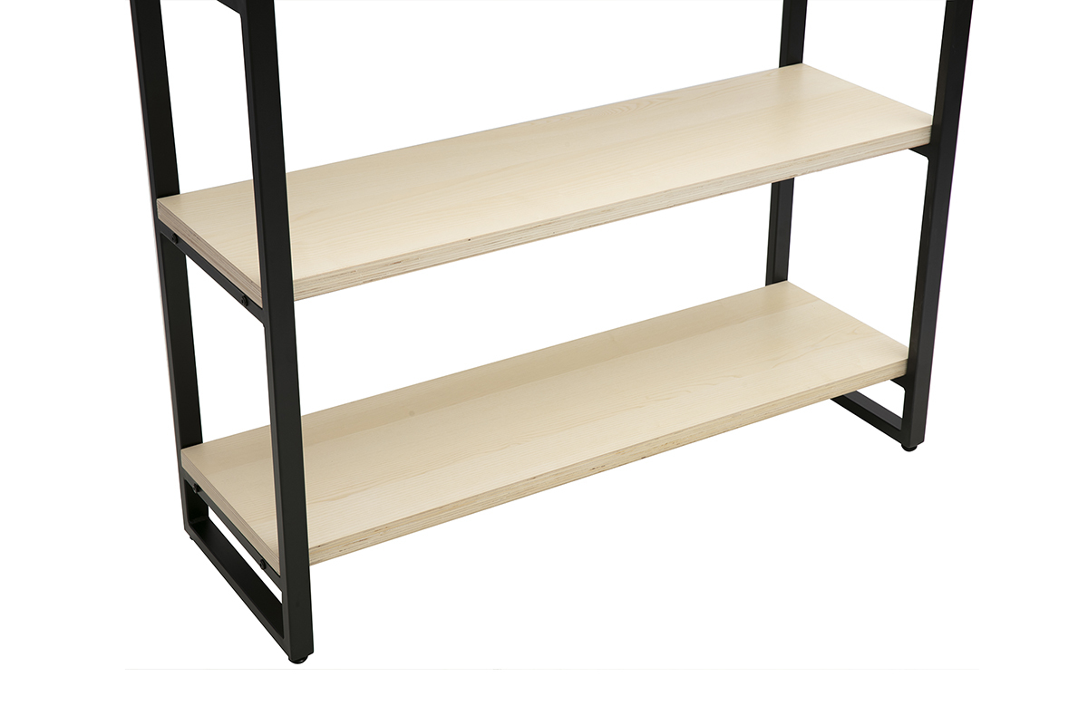 Libreria industriale metallo e legno ARISTOTE