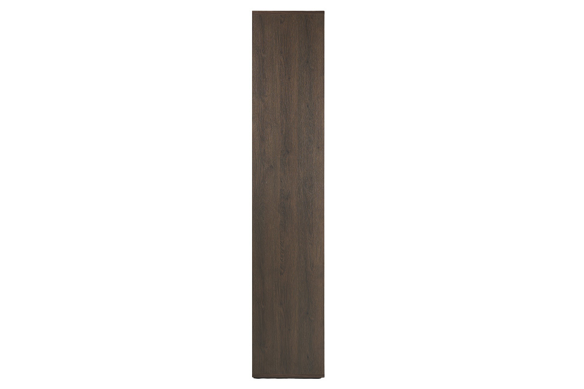 Libreria scandinava finitura legno scuro noce L140 cm EPURE
