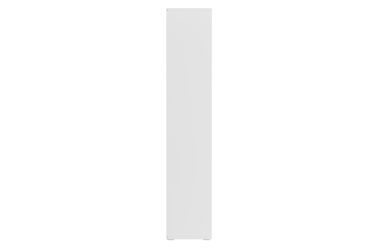 Libreria scandinava legno bianco L140 cm EPURE