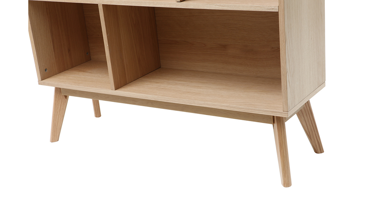 Libreria scandinava quercia 165cm INGRID