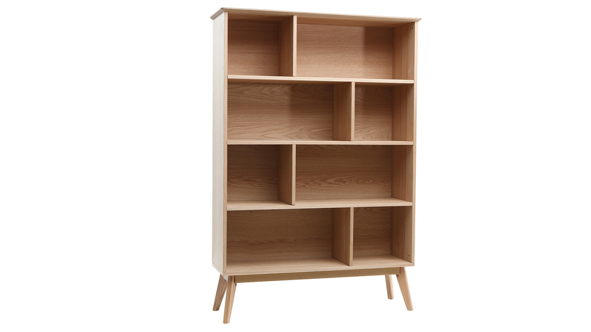 Libreria scandinava quercia 165cm INGRID