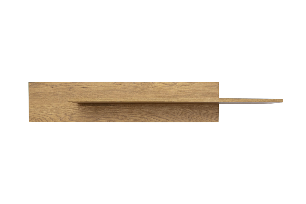 Mensola da muro finitura legno chiaro quercia L120 cm CIME