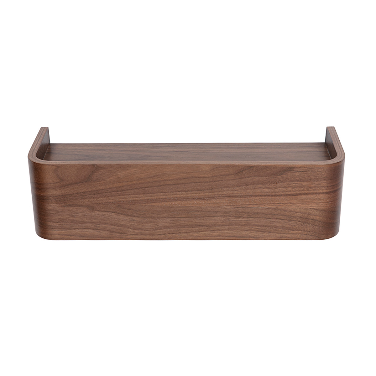 Mensola da muro in noce scuro L48 cm HOPE