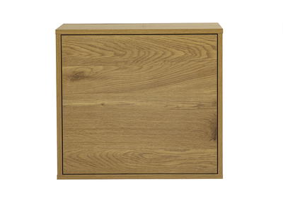 Mensola da parete finitura legno chiaro rovere L55 cm FLEXO