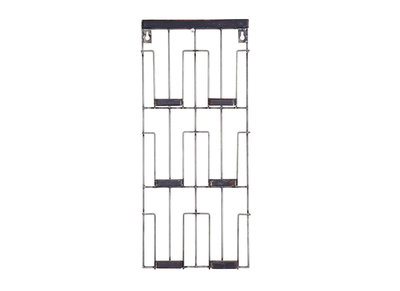 Mensola industriale verticale nera FACTORY