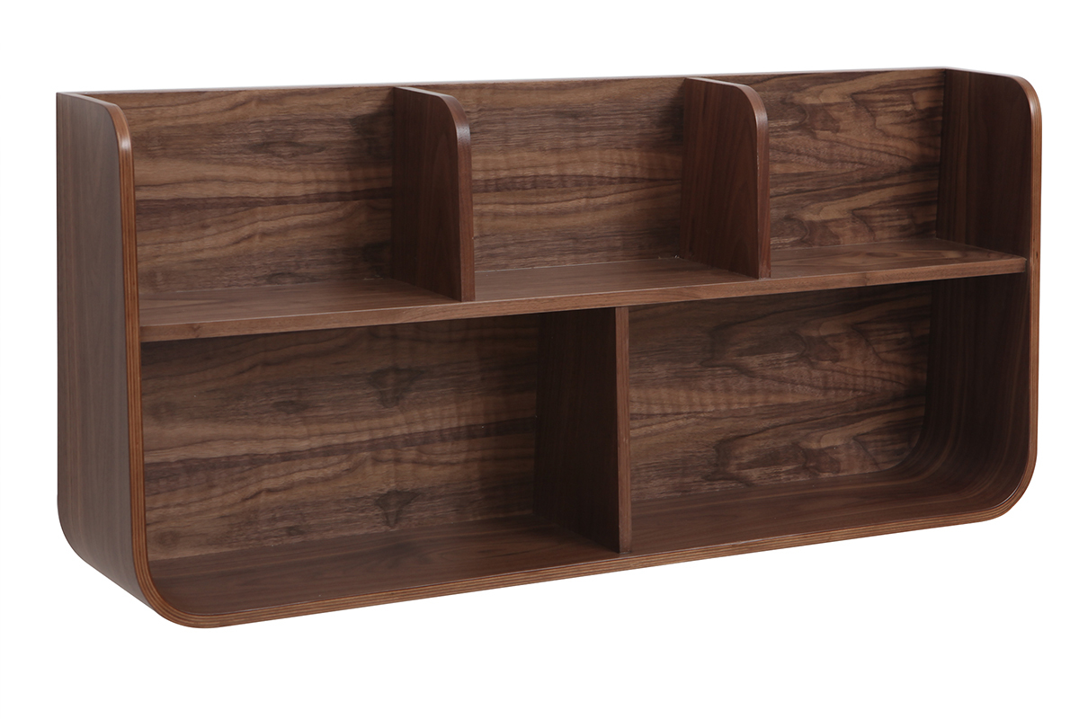 Mensola murale legno noce HALLEN