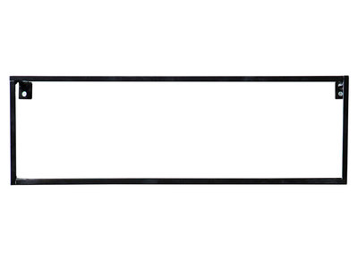 Mensola murale metallo nero 50cm HOOD 