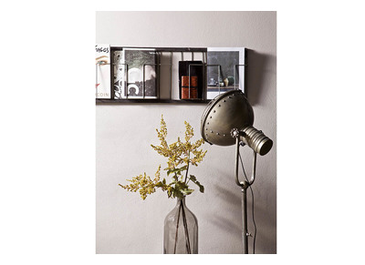 Mensola orizzontale nera 104x32cm FACTORY