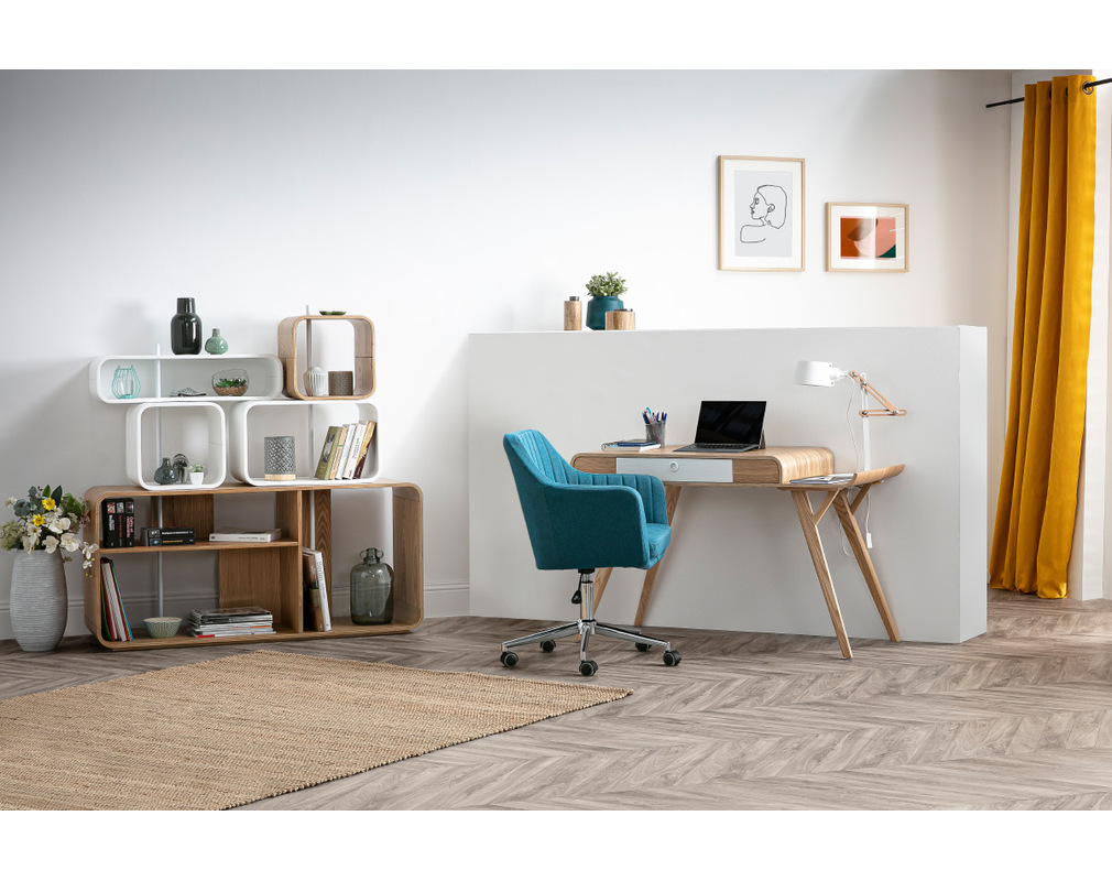 Mensola regolabile legno chiaro e bianco BRICK Miliboo Mensola regolabile legno chiaro e bianco BRICK Mensole