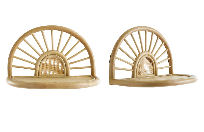 Arazzo Da Parete In Rattan URFEDA - Vaso Sospeso Intrecciato Per Piante, Decorazione Boho Per Interno/esterno