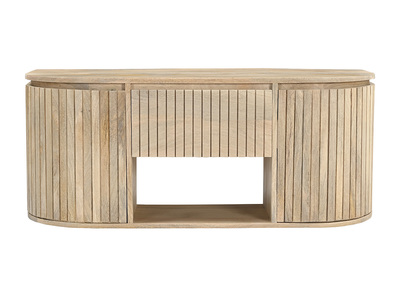 Mobile bagno sospeso in legno massello di mango L110 cm BALDO
