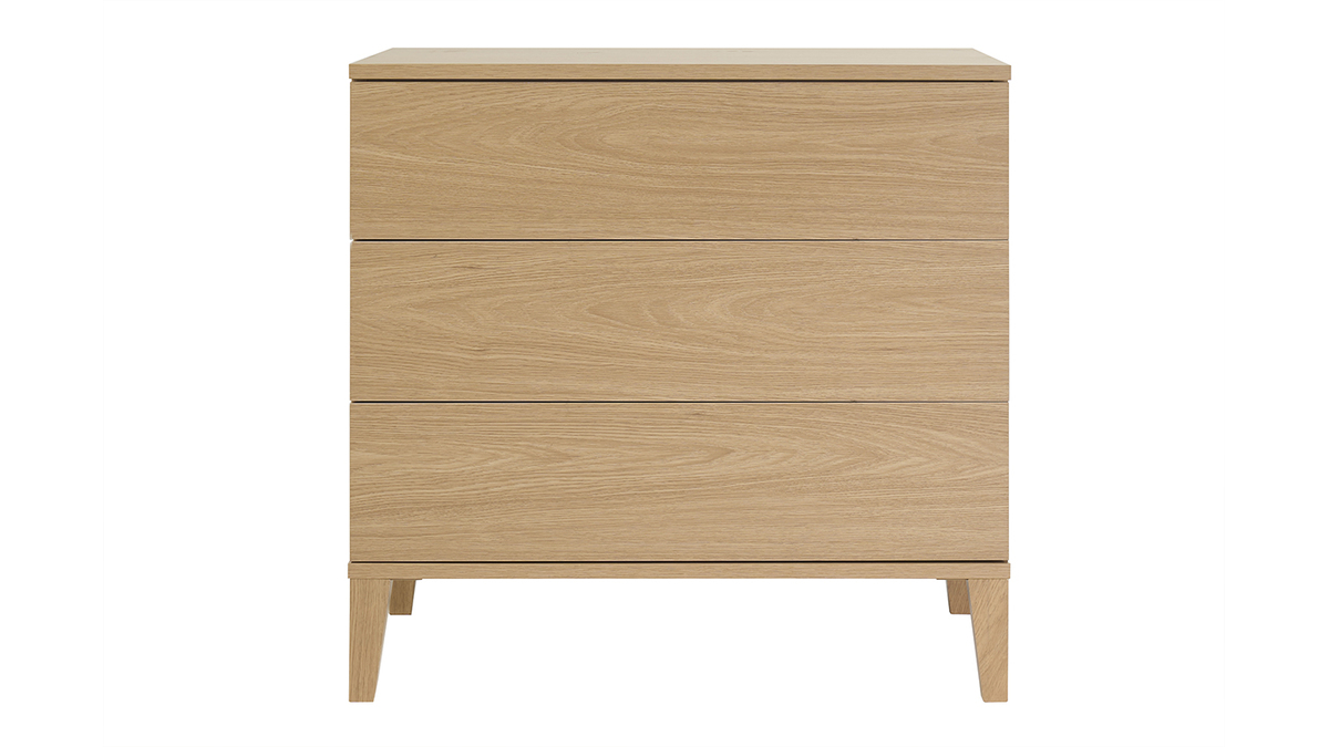 Mobile da bagno finitura legno rovere L80 cm FREDDY