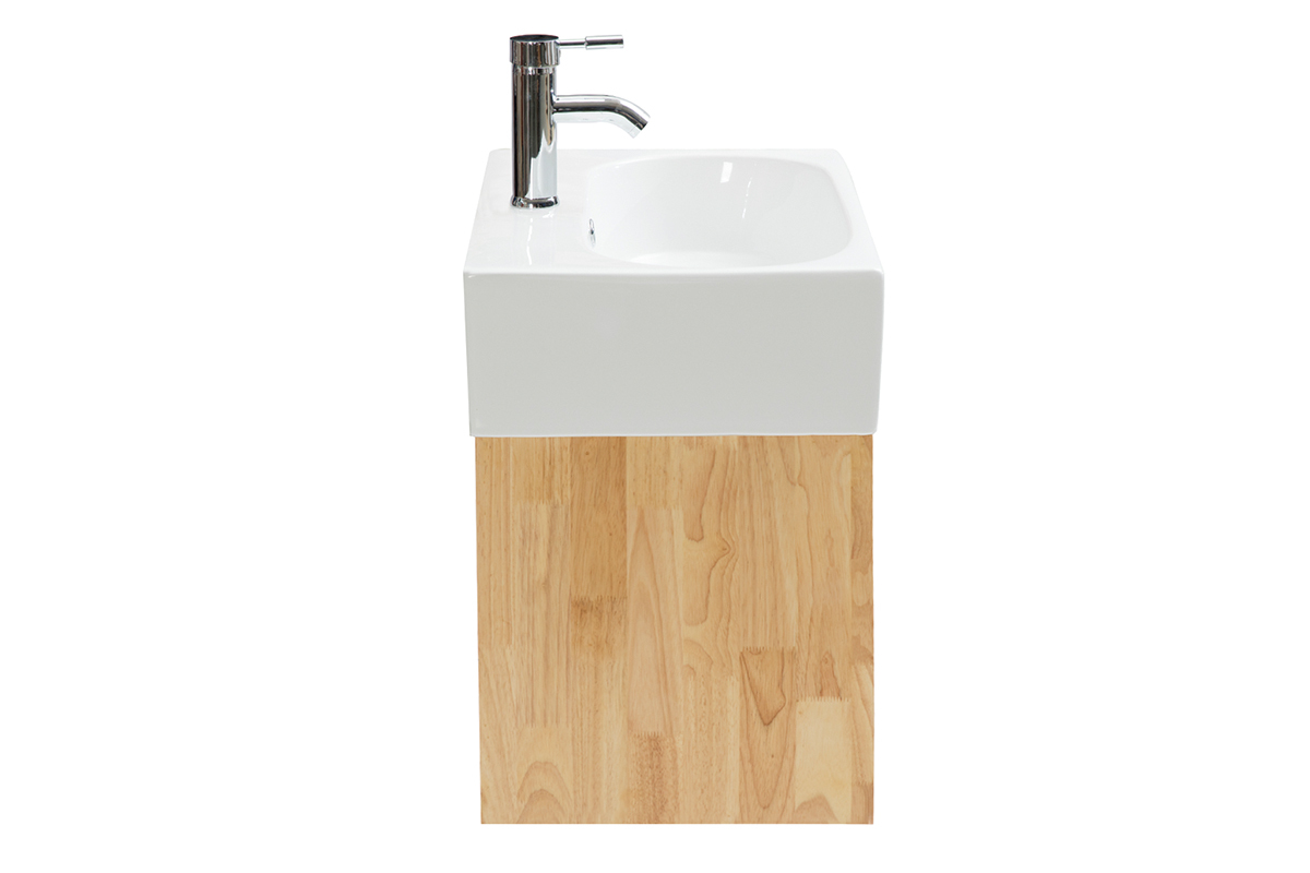 Mobile da bagno : lavabo mobile sottovasca e specchio EVAN