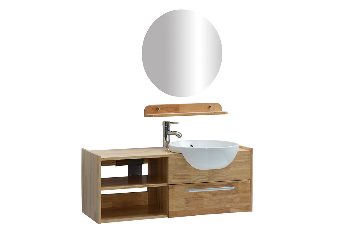 Mobile da bagno: vasca mobile sotto-vasca mensola e specchio EYTAN