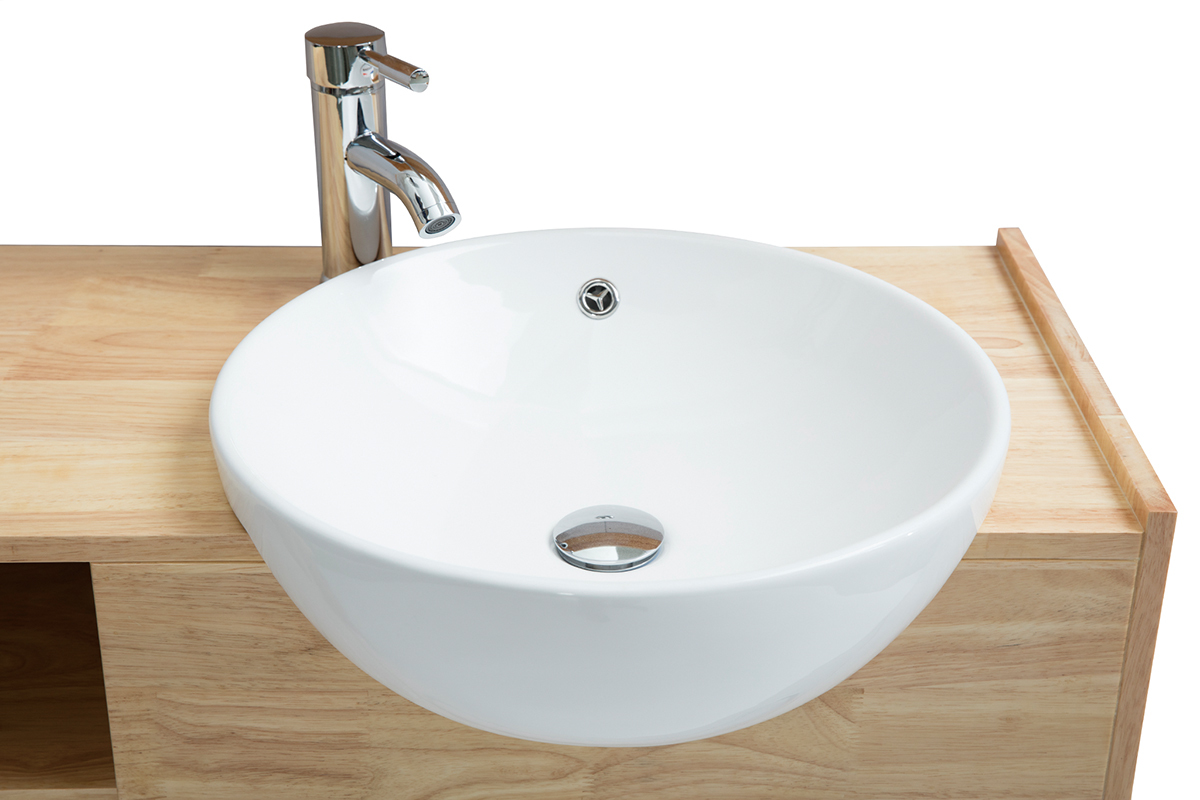 Mobile da bagno: vasca mobile sotto-vasca mensola e specchio EYTAN