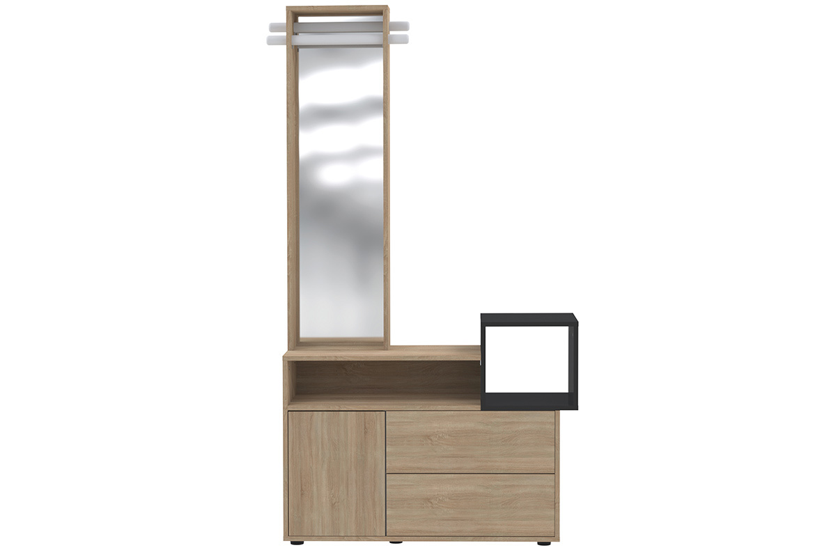Mobile da ingresso con specchio e cassetti KOLN