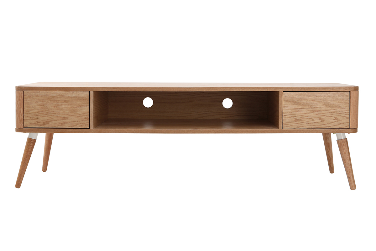 Mobile da TV design in quercia chiara TOTEM