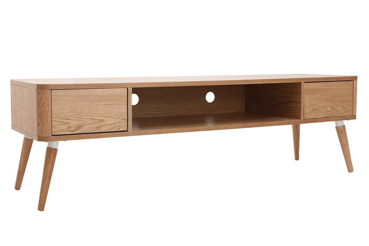 Mobile da TV design in quercia chiara TOTEM
