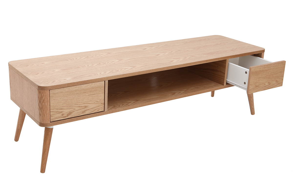 Mobile da TV design in quercia chiara TOTEM