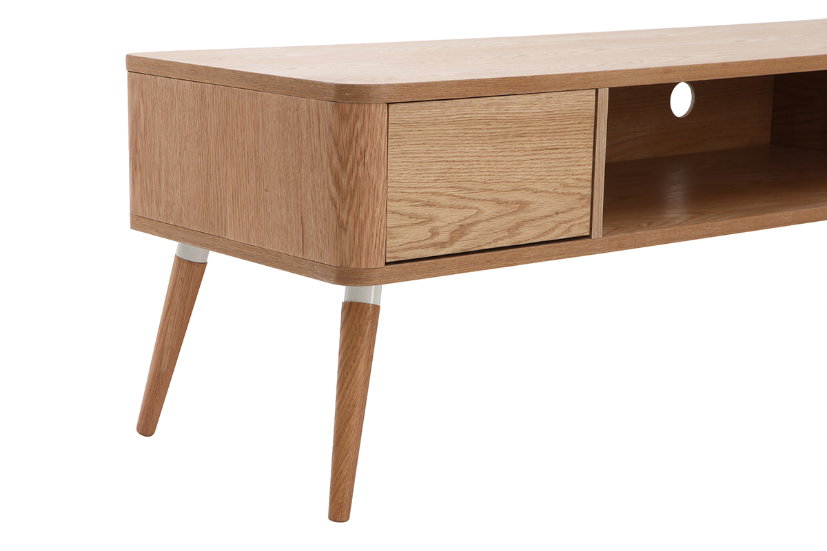 Mobile da TV design in quercia chiara TOTEM