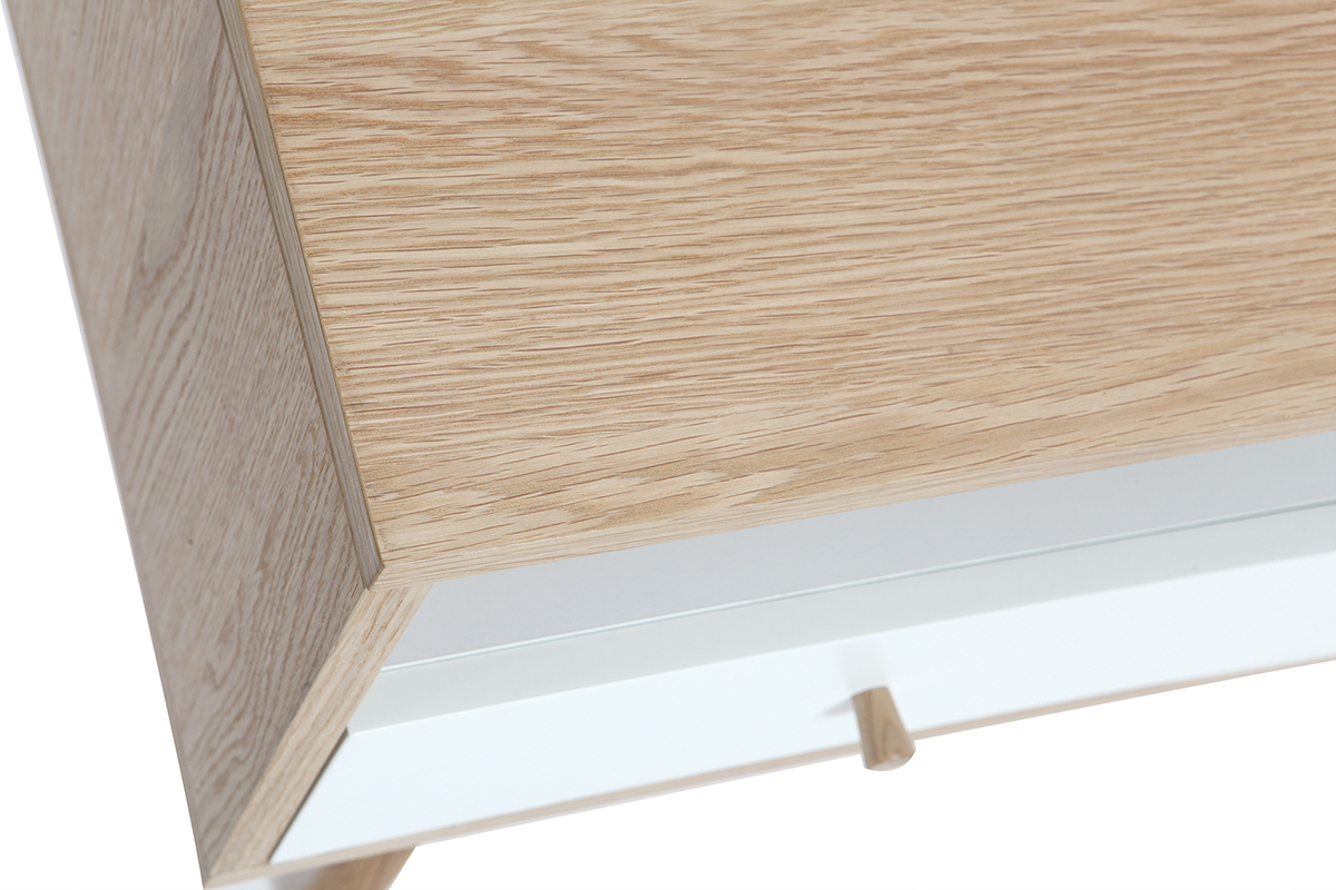 Mobile da TV scandinavo in legno Bianco HELIA