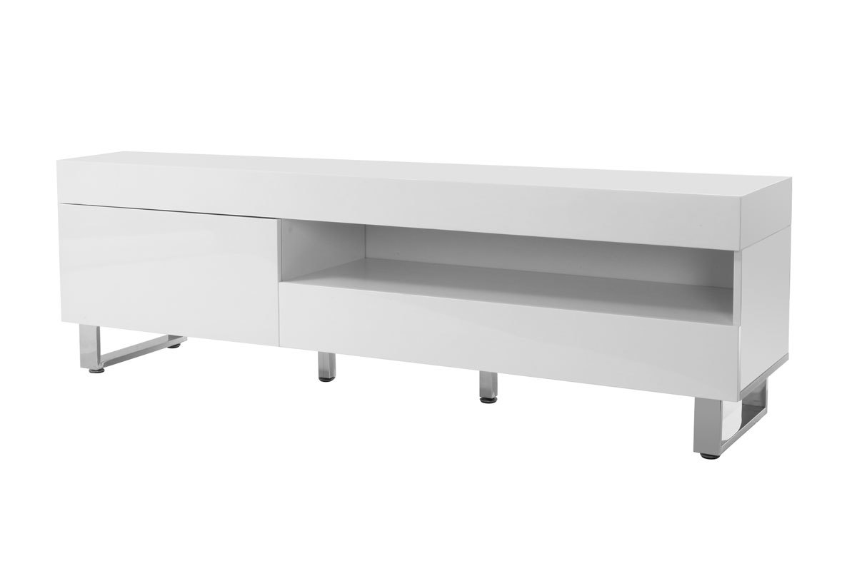 Mobile porta TV design laccato bianco MELHA