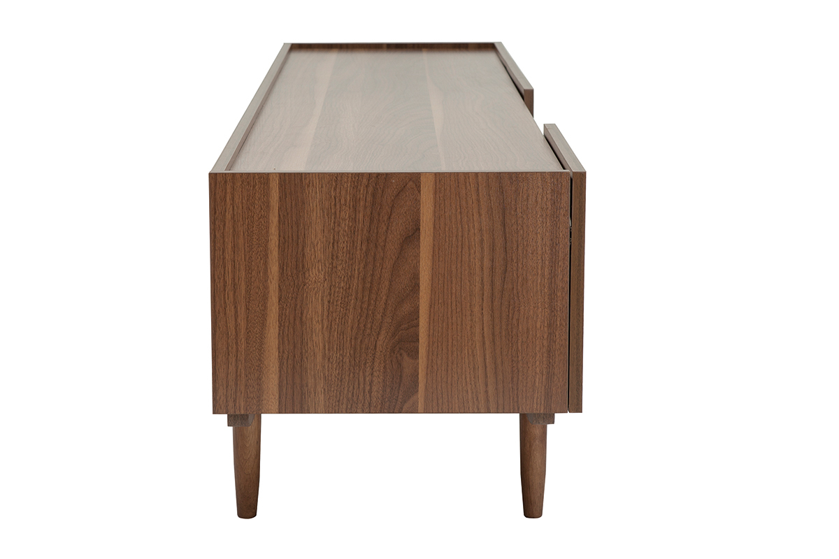 Mobile TV con ante in legno scuro L180 SANAA